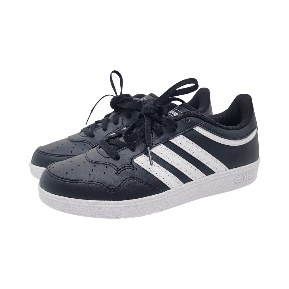 Adidas Hoops 4.0 Shoes Sneakers Core Black Cloud White Size 6.5